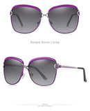 Women Polarized Sunglasses Gradient Lens Round Square Eyewear