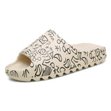Men's Indoor House Slippers EVA Quality Print Shoes