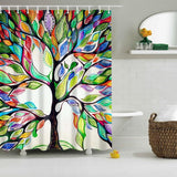 Tree Pattern Bathroom Shower Curtains