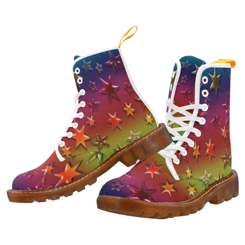 Rainbow Stars Martin Boots For Women Model 1203H