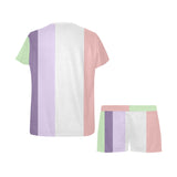 Tana Bush Stripes Women's Short Pajama Set (Sets 01)
