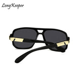 Long Keeper Square Sunglasses Unisex Design Couple Flat Super Star Cool Eyewear