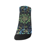 Black Russian Flora Women's Ankle Socks