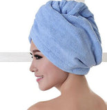 Women Super Absorbent Quick-drying Microfiber Bath Towel Hair Dry Cap