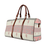 Cheery Coral Pink Waterproof Travel Bag/Small (Model 1639)