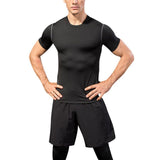 Men Compression Marathon Quick Dry Gym Tight Sports Plus Sizes With Pocket Shorts