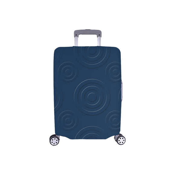 Prussian Blue Birdeye Luggage Cover/Small 24'' x 20''