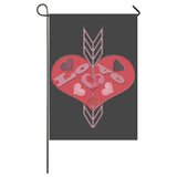 Arrow Through Love Hearts Garden Flag 28''x40'' (Without Flagpole）