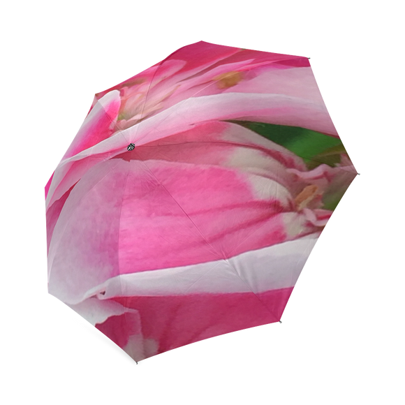 Pretty Pink Flora Foldable Umbrella