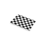 Black White Checkers Pet Bed 18"x12"