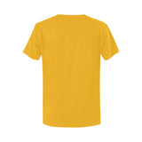 Yellowish Eye Flower Women's Heavy Cotton Short Sleeve T-Shirt
