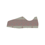 Cheery Coral Pink Scorpius Low Top Men's Sneakers (Model 023)