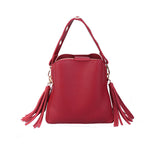 Brand Tassel Shoulder Bags Handbags Women Scrub Crossbody New Bucket Sac