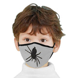 Black Spider Mouth Mask