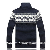 Men's Sweater Coat Jackets Zipper Thick Warm Knitwear Cardigan