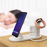 4 in 1 Wireless Charging Dock Station Apple Watch iPhone X XS XR MAX 11 Pro 8 Airpods 10W Qi Fast Charger Stand Holder