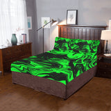 Dark Pastel Greens 3-Piece Bedding Set
