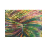 Abstract Colorful Glass Placemat 14’’ x 19’’ (Two Pieces)