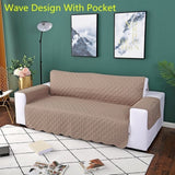 Sofa Cover Throw Mat Protector Reversible Removable Armrest Slipcover