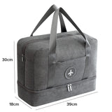 July's Song Waterproof Multifunctional Dry Wet Separation Soft Travel Duffle Bag