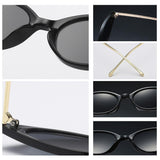 Women High Quality Narrow Cat Eye Sunglasses UV400 Eyewear