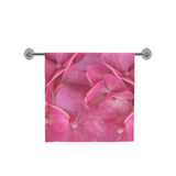 Dark Pink Flowers Bath Towel 30"x56"