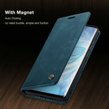 Leather Wallet Huawei P30 Pro Magnetic Retro Card Stand Flip Cover