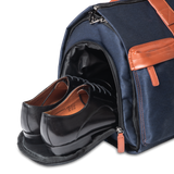 Travel Waterproof Men's Leather Overnight Hand Luggage Weekend Bag