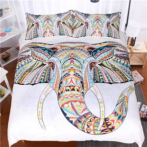 BeddingOutlet Bedding Set Bohemia Geometric Duvet Cover Pillow Case 3pcs Colorful Print