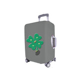 Shamrock Green Clover Luggage Cover/Small 24'' x 20''