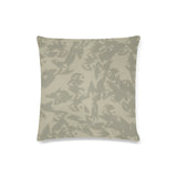 Eagle Taupe Gray Custom Zippered Pillow Case 16"x16"(Twin Sides)