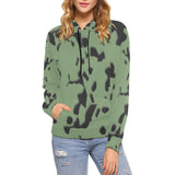Swamp Green Norway All Over Print Hoodie (for Women)