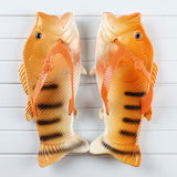 Runware Shoes Fish Slippers Flip Flops Unisex Beach Slides Light Funny