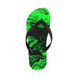 Dark Pastel Greens Flip Flops for Men/Women (Model 040)