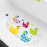 Bathroom Cute Animals Shapes Non-slip Thick PVC Shower Toilet Bath Mat
