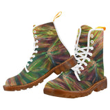 Abstract Colorful Glass Martin Boots For Women Model 1203H
