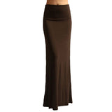 Women's Plus Size Floor-Length Maxi Mermaid Long Bodycon Maxi Skirt