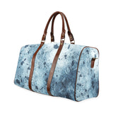 Water Blue Splatter Waterproof Travel Bag/Small (Model 1639)