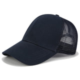 Glitter Ponytail Baseball Snapback Mesh Cap Messy Bun Adjustable Hat