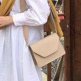Women PU Leather Brief Flap Crossbody Messenger Shoulder Bags