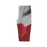 Two Tone Silk Rose Hestia Cropped Leggings (Model L03)