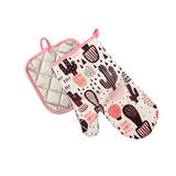Cute Cotton Cactus Flamingo Kitchen Insulated Pad Cooking Microwave Oven Potholders