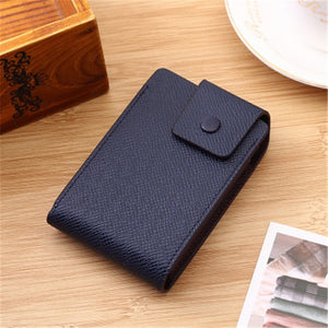 Multi-Function Pocket Mini Card Wallet Holder PU Leather Coin