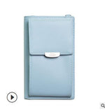 Women PU Leather Phone Card Holders Wallet Handbag Purse Clutch Messenger Straps