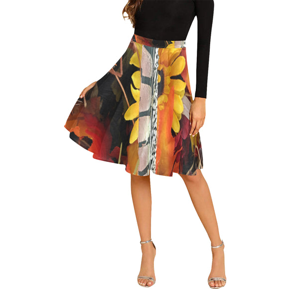 Autumn Blends Melete Pleated Midi Skirt (Model D15)