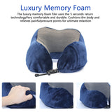 U Shaped Memory Foam Soft Luxury Travel Pillow