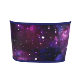 Midnight Blue Purple Galaxy Bandeau Top