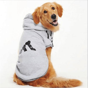 All Seasons Letter Pattern 100% Cotton Small to Large Dog Apparel Pet Coat