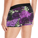 Little Purple Carnations Men's All Over Print Boxer Briefs (Model L10)