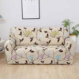 Flower Slipcover Tightly All-inclusive Wrap 1 to 4 Seats Elasticity 1pc Sofa Cover